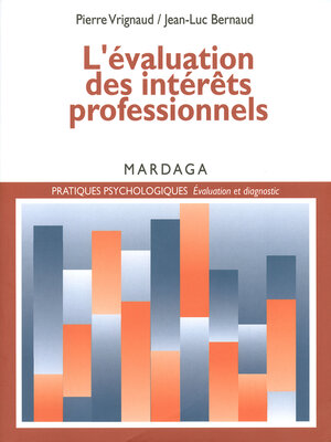 cover image of L'évaluation des intérêts professionnels